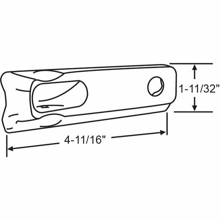 STRYBUC RH Pella Integrated Crank Roto 36-219RHBP